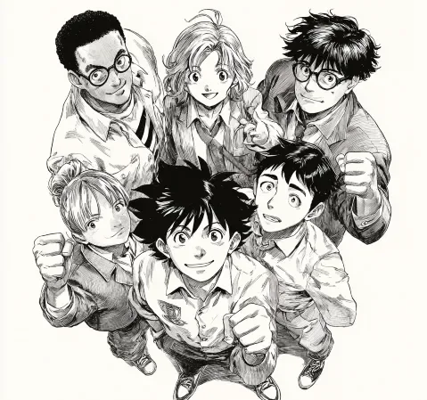 长篇连载跟进片单的漫画封面示例